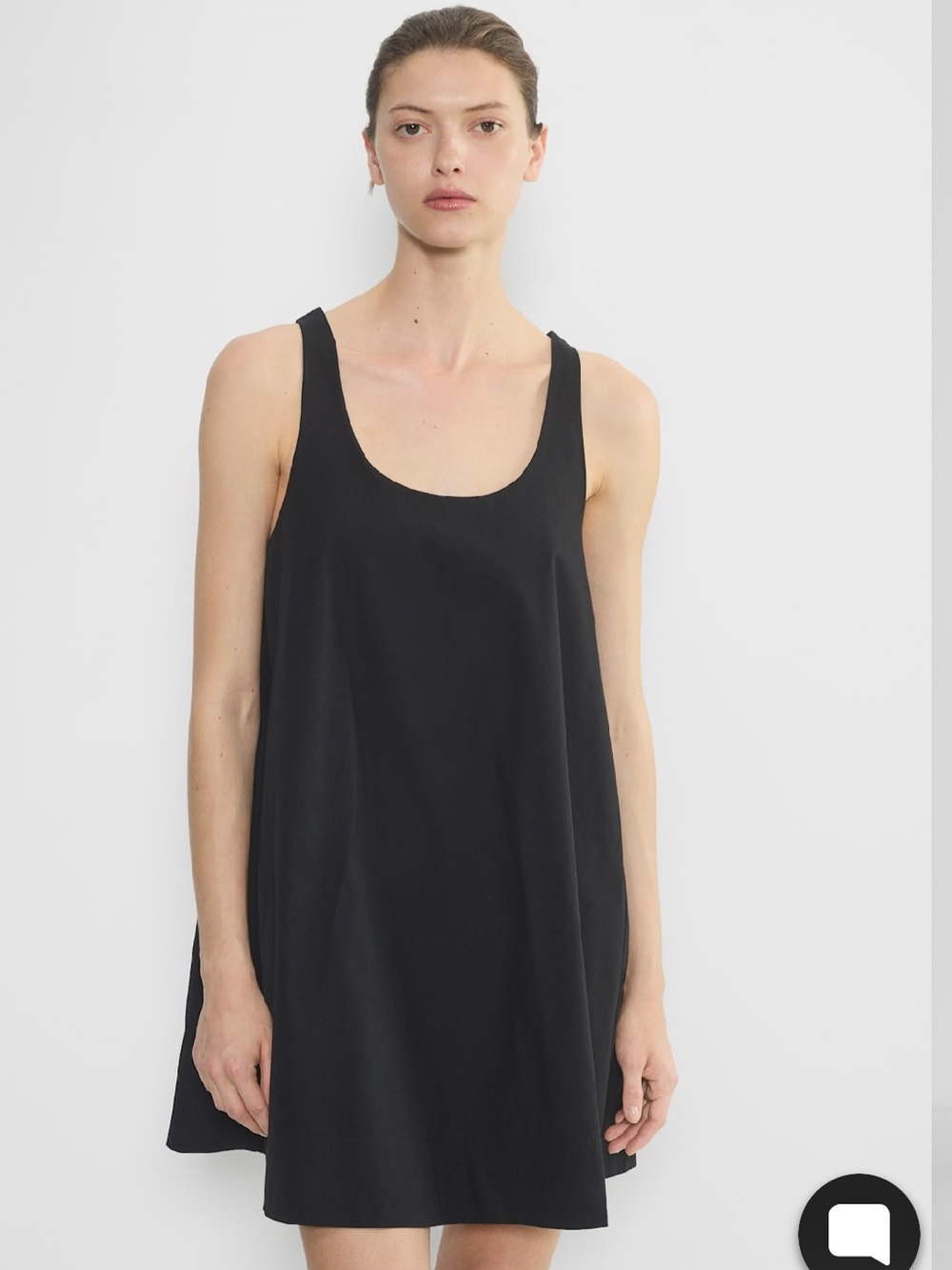 ARITZIA Babaton CONSCIOUS POPLIN DRESS | Black | M